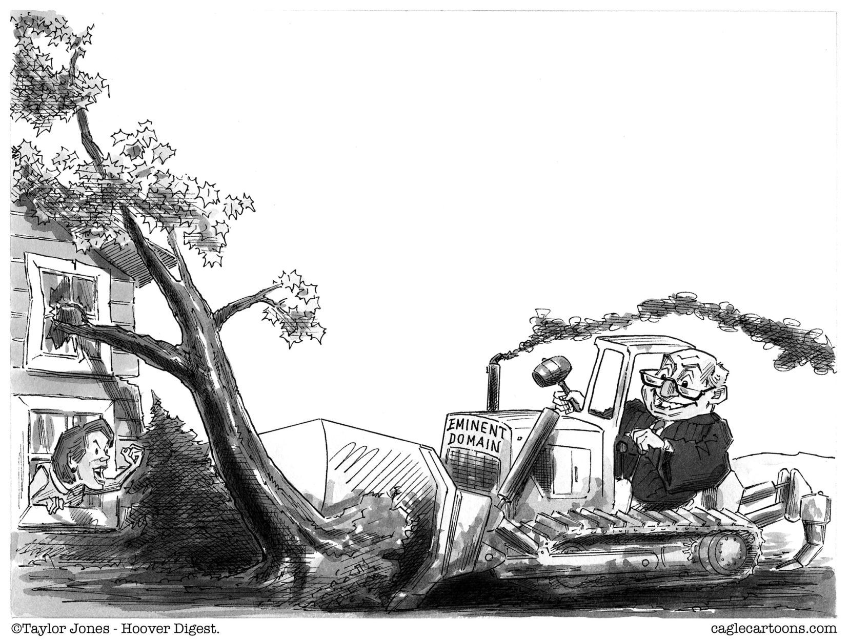 Sunday cartoon - Eminent domain